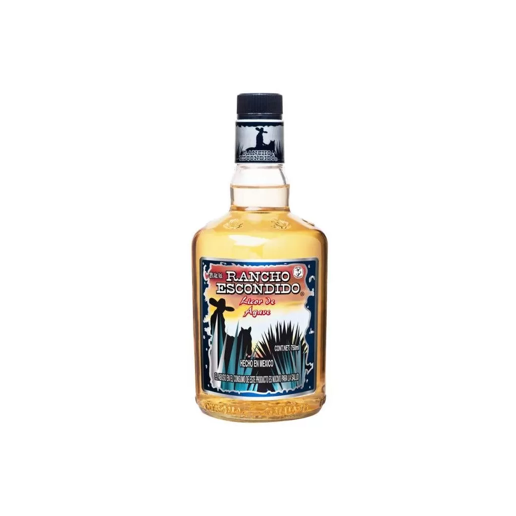 Licor de agave Rancho Escondido 750ml.